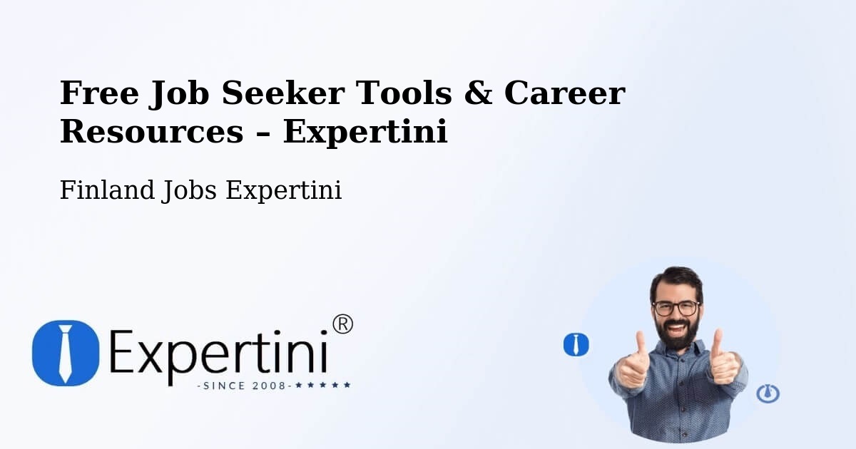 Free Job Seeker Tools & Career Resources – Kurikka - Kurikka, Finland Jobs Expertini